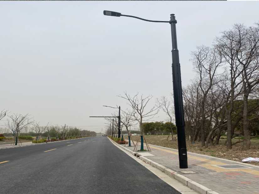 广河县上海综合杆 太阳能路灯工程